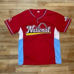 Vintage MLB All Star Game Jersey St Louis Cardinals National League Red Men XL